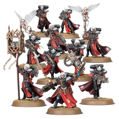 Adepta sororitas: battle sisters squad, warhammer 40000, games workshop, model 52-20